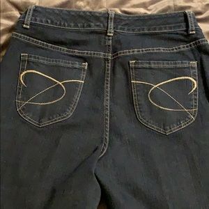 CHICO’S PLATINUM BOOT CUT JEANS